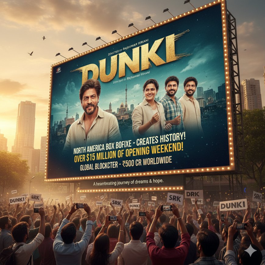 Shah Rukh Khan's Dunki Breaks Box Office Records in North America