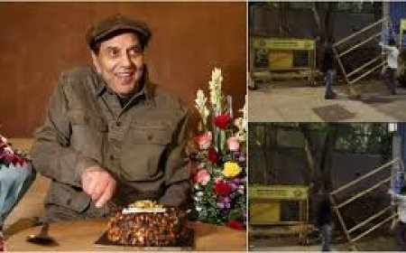 Bollywood icon Dharmendra is hospitalised and receiving visits from his family and fellow stars—a moment reflecting the enduring legacy of a cinematic era.