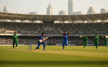 U19 Asia Cup Live: India Sets 241 Target for Pakistan Amid 'No Handshake' Tension